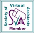 Society of Virtual Assistants  -  Approved Member